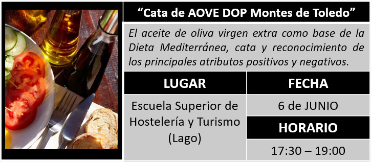 Cata de AOVE DOP Montes de Toledo